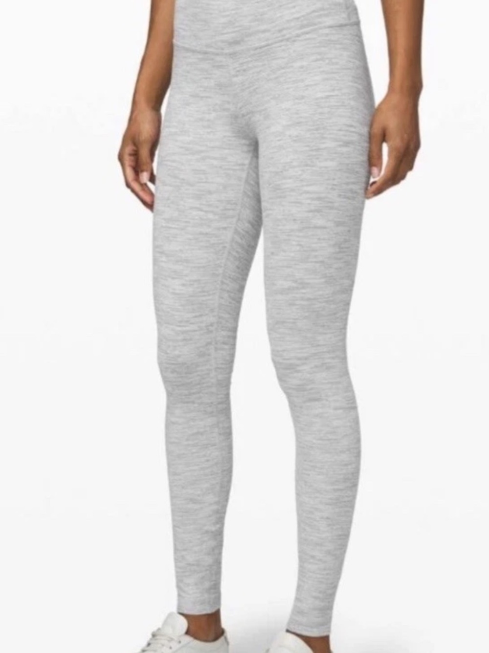 Lululemon Womens Legging 2 Gray Wunder Under Hi-Rise Wee Space Ice Alpine 30”